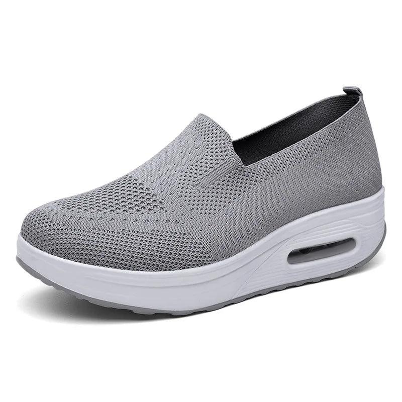 Chaussures orthopédiques femme maille respirante semelle EVA légère