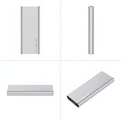 Disque dur externe 4 To USB-C compatible Windows macOS plug-and-play
