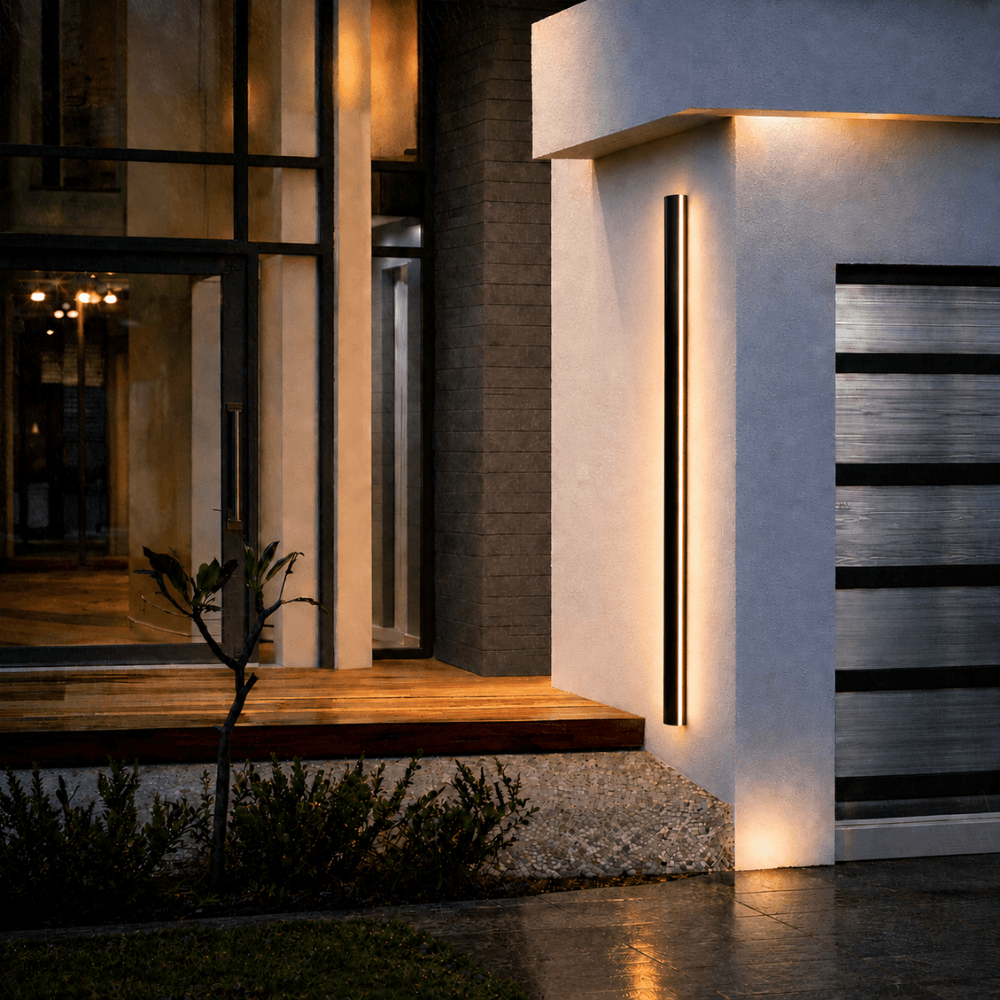 Applique murale extérieure LED IP65 métal acrylique dimmable