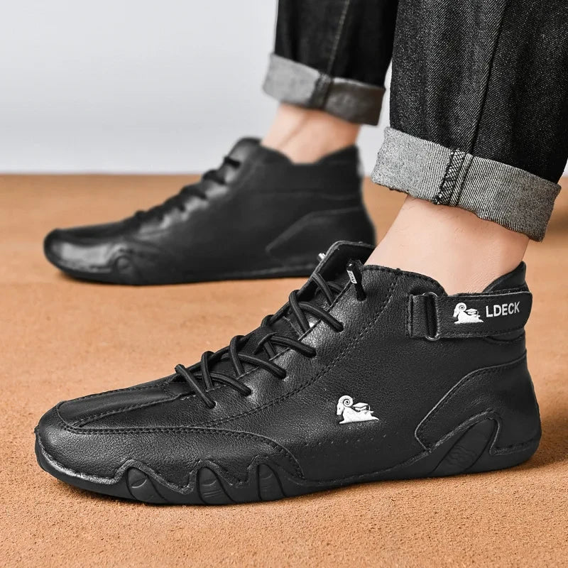 Reuben – Baskets Orthopédiques Cuir Imperméable