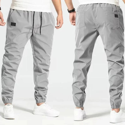 Pantalon cargo homme résistant multi-poches coupe ample