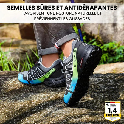 Chaussures de trekking ergonomiques imperméables semelle antidérapante