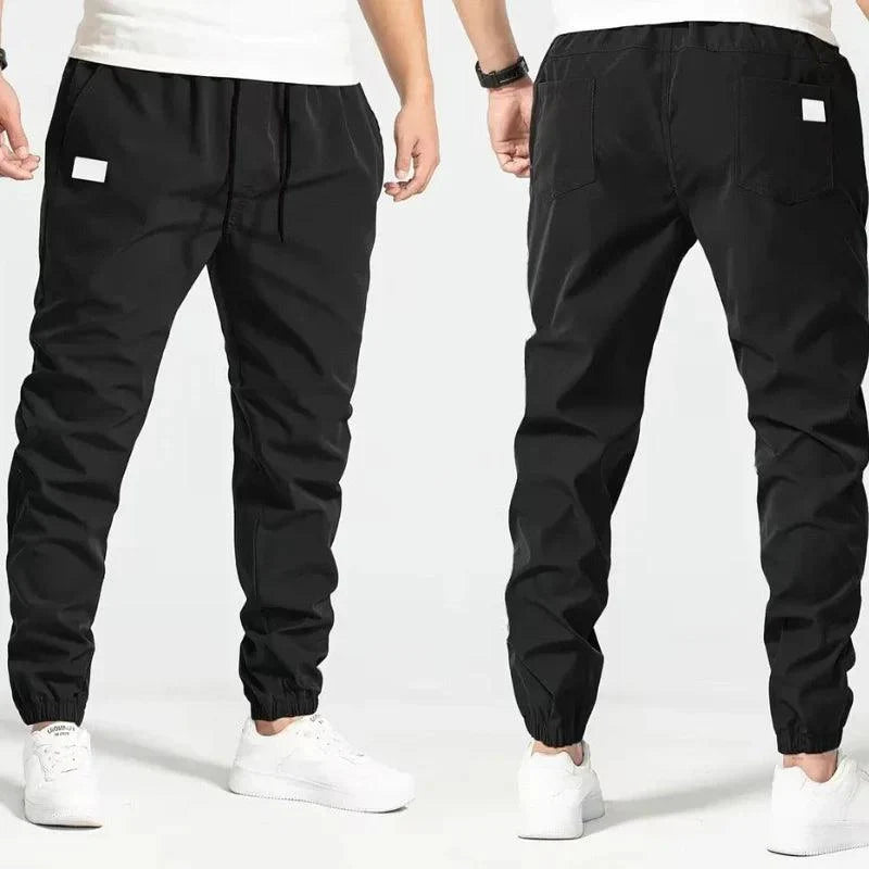 Pantalon cargo homme résistant multi-poches coupe ample