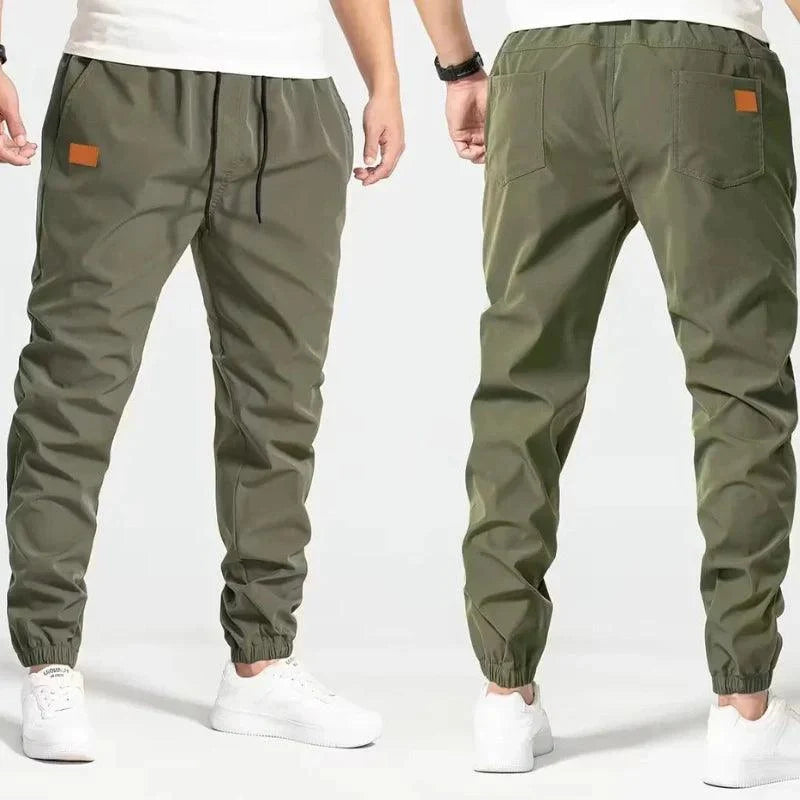 Pantalon cargo homme résistant multi-poches coupe ample