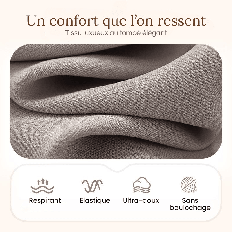 Ensemble femme élégant trois pièces veste haut pantalon
