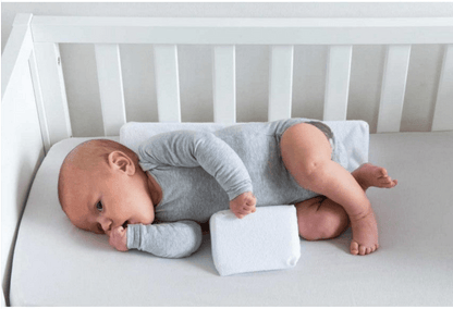 Coussin antiroulis bébé mousse à mémoire forme angle 45-90° housse lavable 0-12 mois