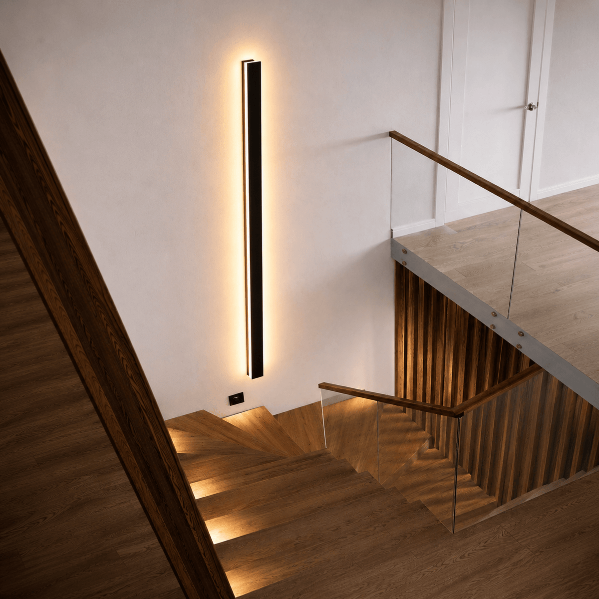 Applique murale extérieure LED IP65 métal acrylique dimmable