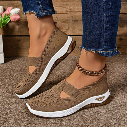 Baskets orthopédiques femme tissu respirant semelle caoutchouc