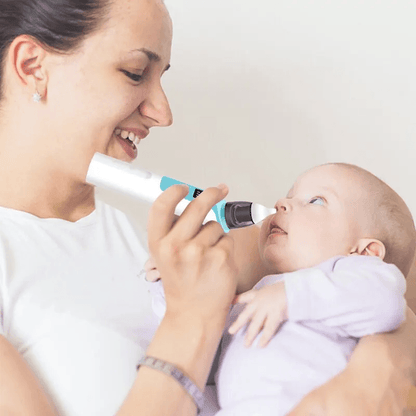 Aspirateur nasal électrique bébé silicone anti-reflux rechargeable USB-C 2 embouts