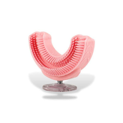 Brosse à dents électrique bébé tête en U silicone IPX7 rechargeable USB 2-14 ans