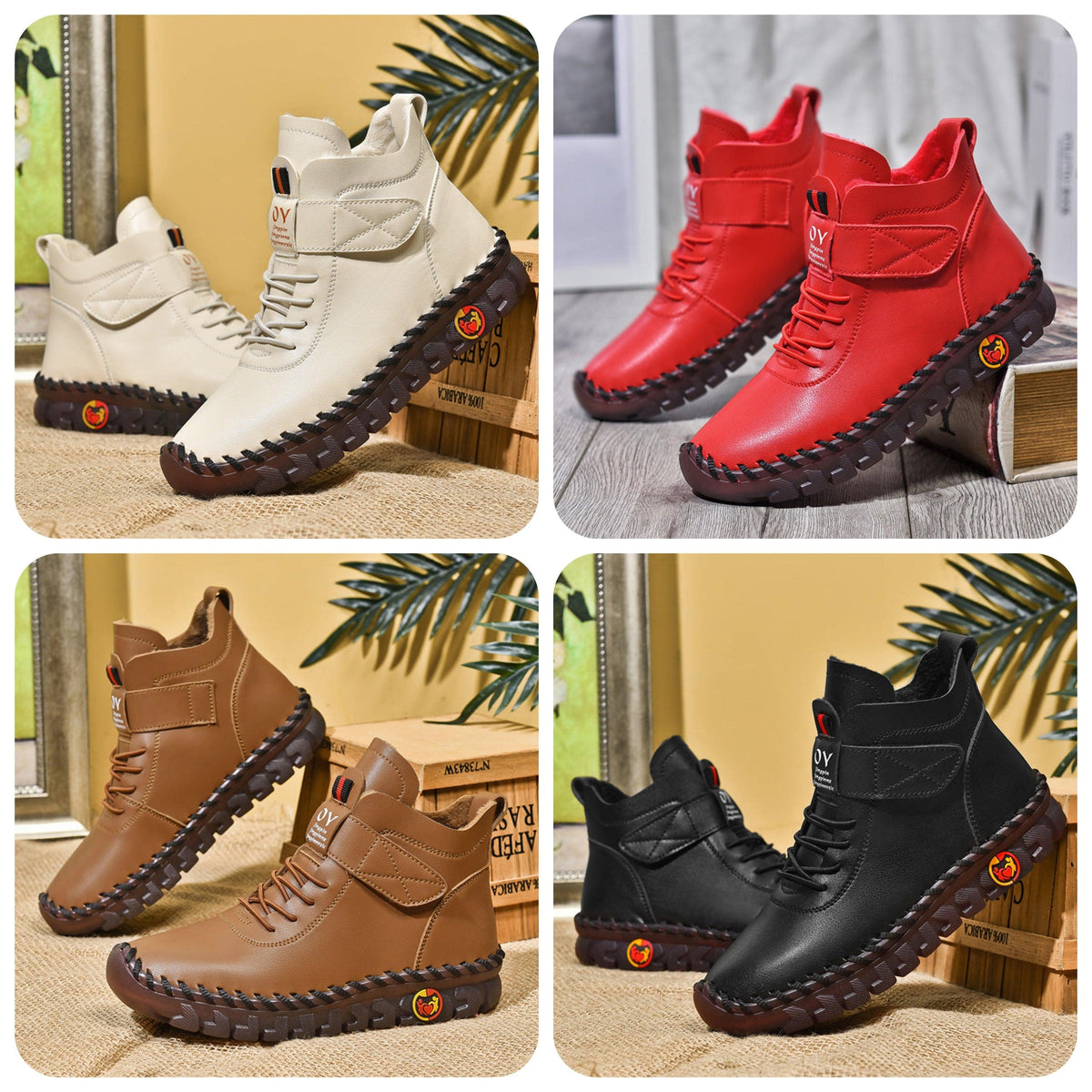 Chaussures femme cuir synthétique semelle caoutchouc fermeture ajustable