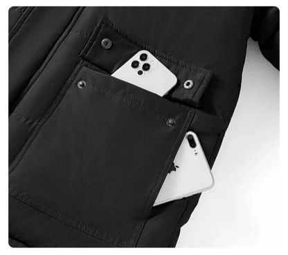 Veste homme matelassée légère chaude fermeture zippée