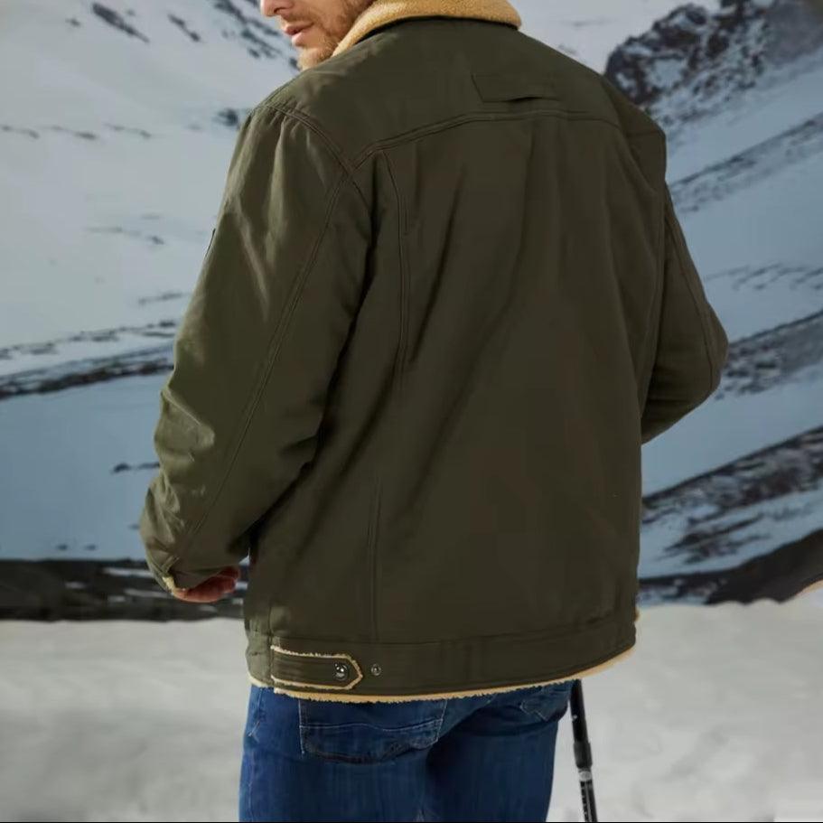 Veste homme classique hiver doublée chaleureuse