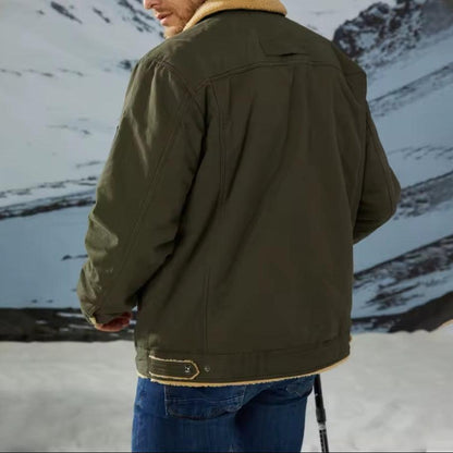 Veste homme classique hiver doublée chaleureuse