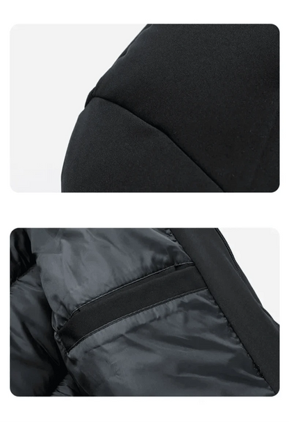 Veste homme thermique hiver coupe ajustée