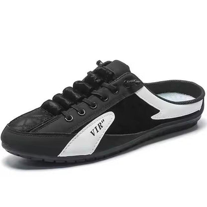 Baskets sans dossier homme cuir PU semelle EVA caoutchouc