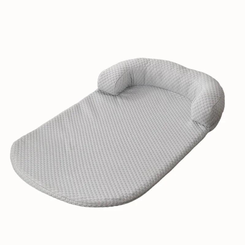 Lit rafraîchissant chien chat soie glacée auto-refroidissante mousse housse lavable S à XL