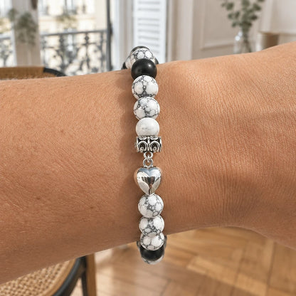 Ambrose – Bracelet Couple Pierres Naturelles