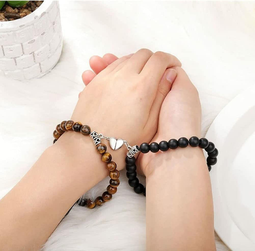 Ambrose – Bracelet Couple Pierres Naturelles