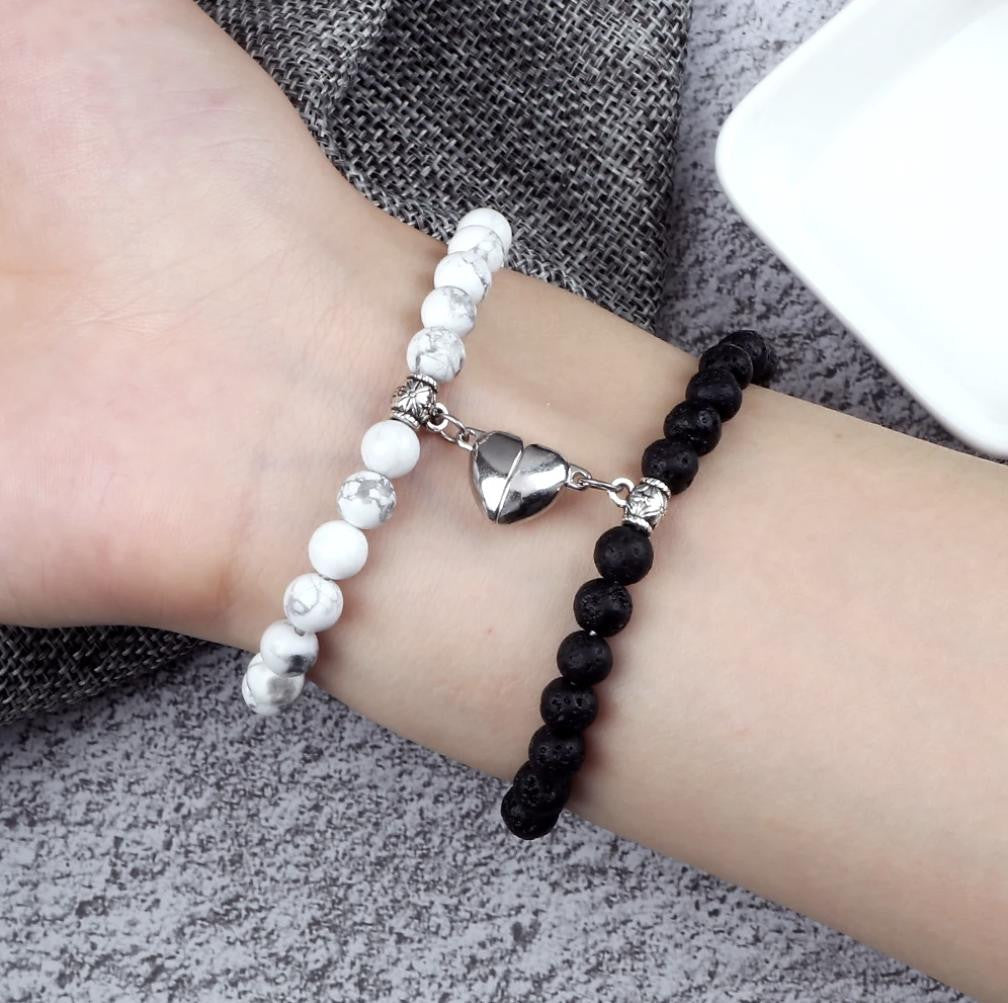 Ambrose – Bracelet Couple Pierres Naturelles
