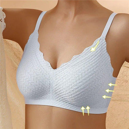Soutien-gorge femme sans armatures tissu respirant confortable