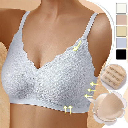 Soutien-gorge femme sans armatures tissu respirant confortable