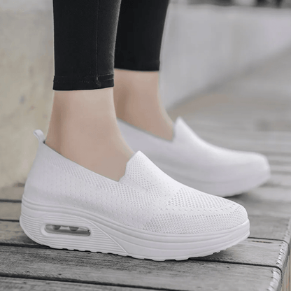 Chaussures orthopédiques femme maille respirante semelle EVA légère