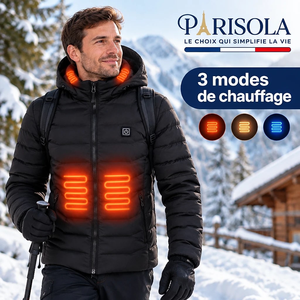 Chalyra – Veste Chauffante à Capuche