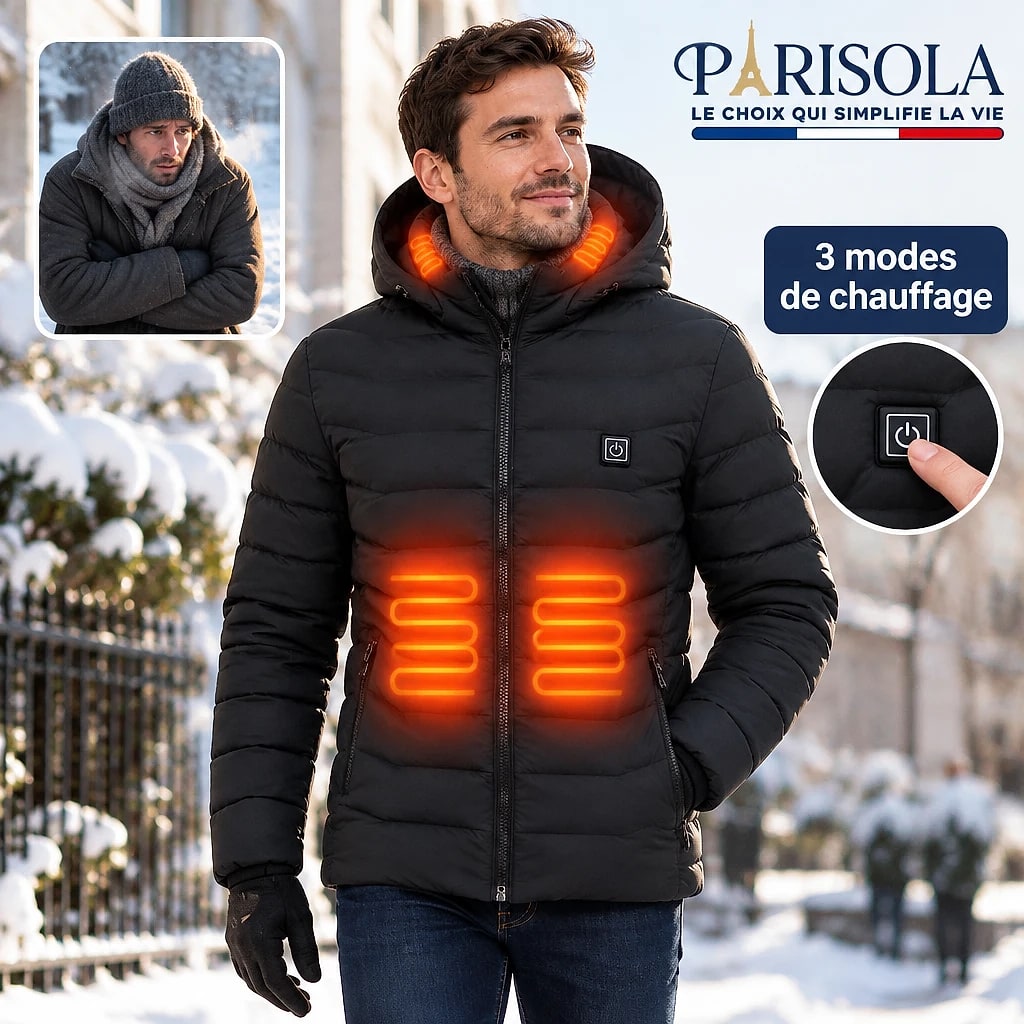 Chalyra – Veste Chauffante à Capuche