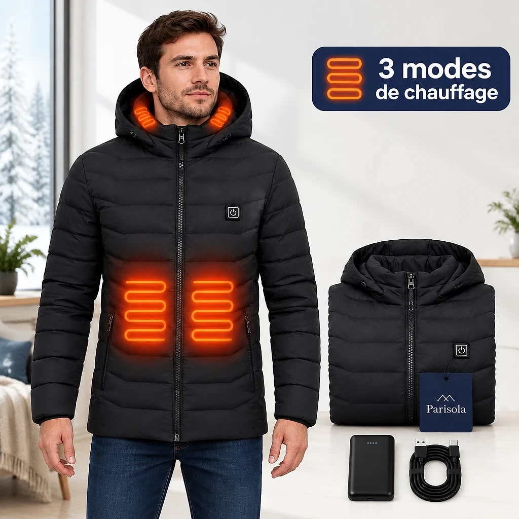 Chalyra – Veste Chauffante à Capuche