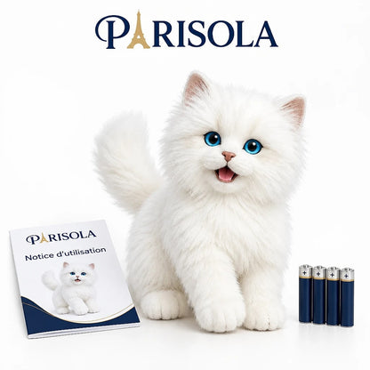 Chaton Peluche Interactif Réaliste