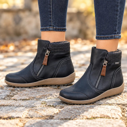 Delphine – Bottines Orthopédiques Zip Chaud