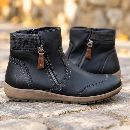 Delphine – Bottines Orthopédiques Zip Chaud