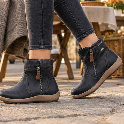 Delphine – Bottines Orthopédiques Zip Chaud