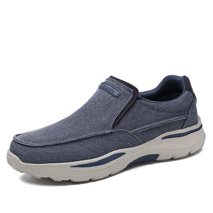 Baskets slip-on homme toile semelle EVA caoutchouc sans lacets