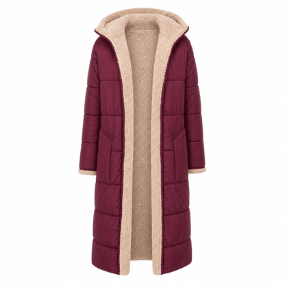 Parka longue femme imperméable capuche hiver