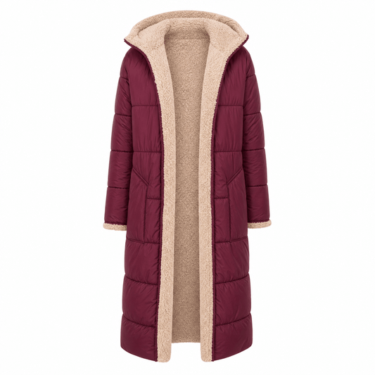 Parka longue femme imperméable capuche hiver