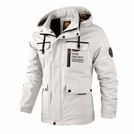 Veste d'hiver homme chaude imperméable capuche