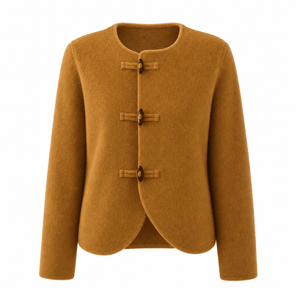 Pull tricoté femme éclat mailles douces col rond