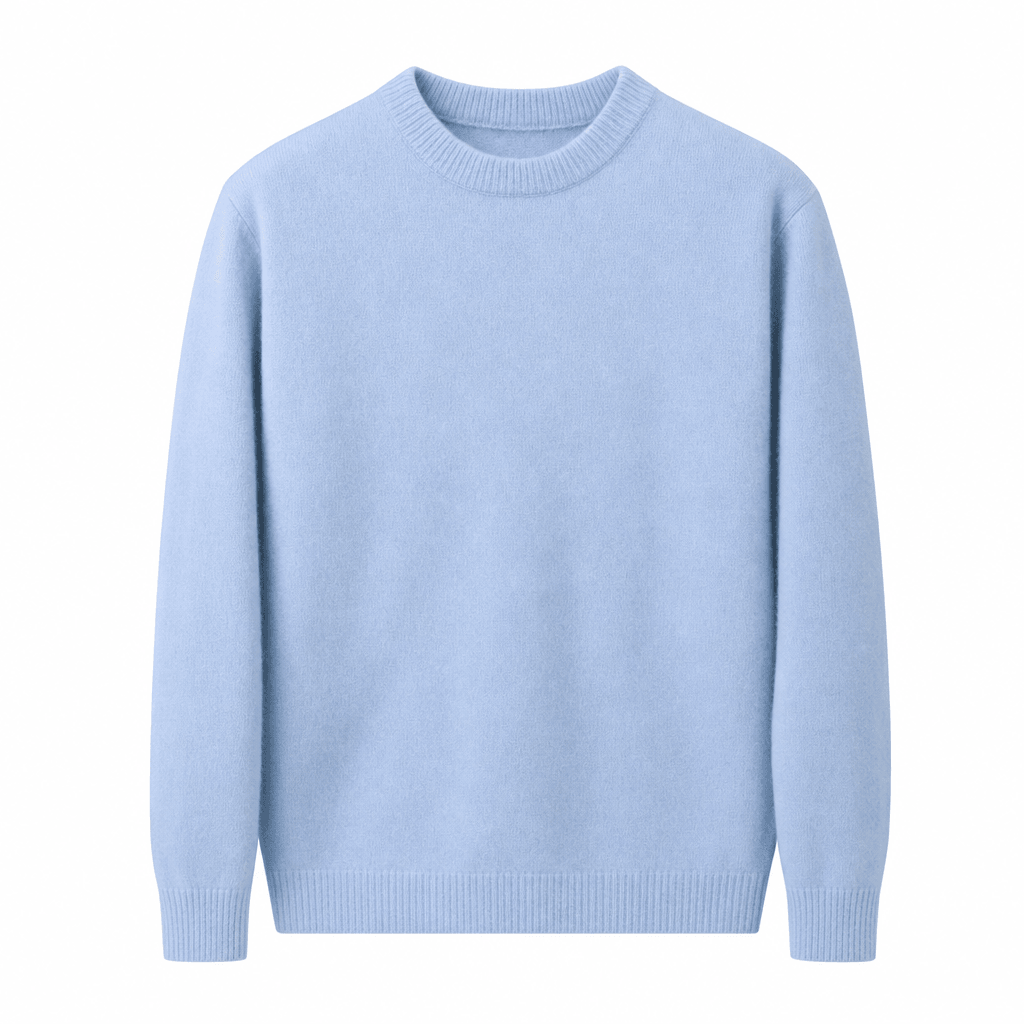 Pull homme cachemire confortable col rond