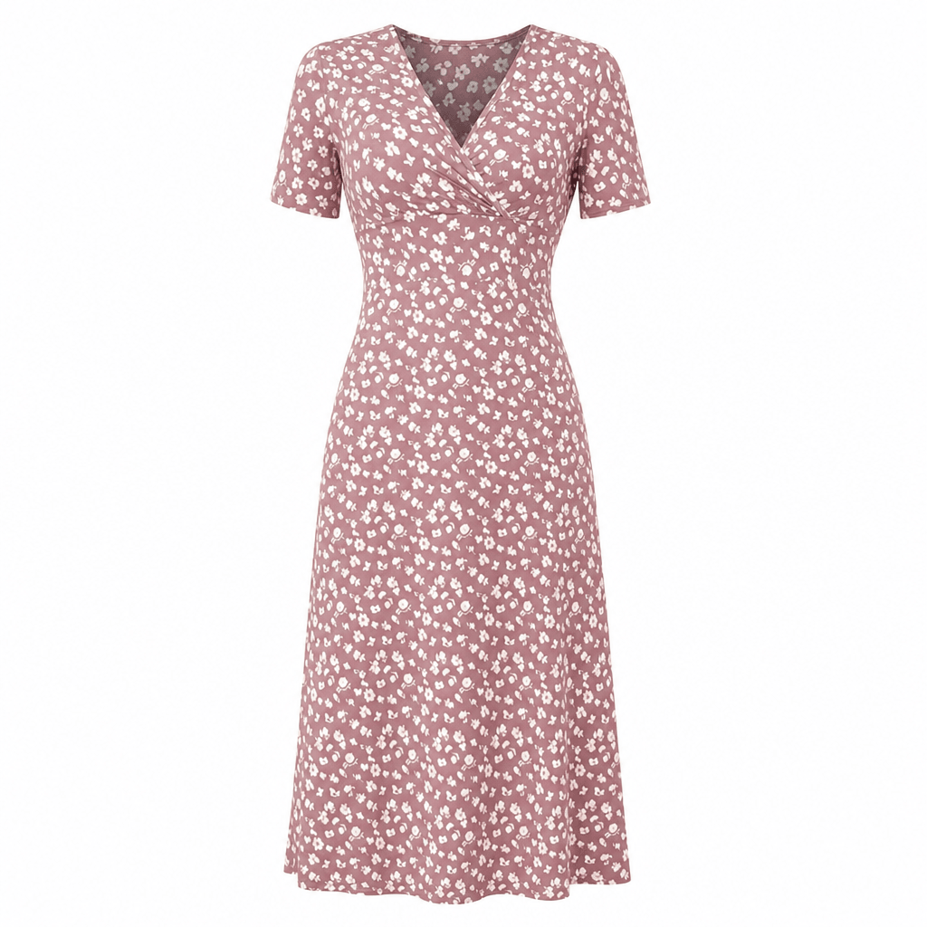 Robe longue femme fleurie fluide été élégante