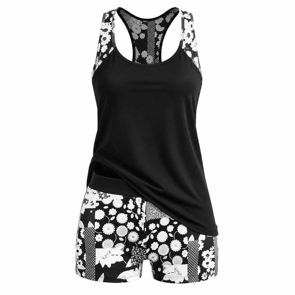 Maillot de bain femme 2 pièces tendance sculptant