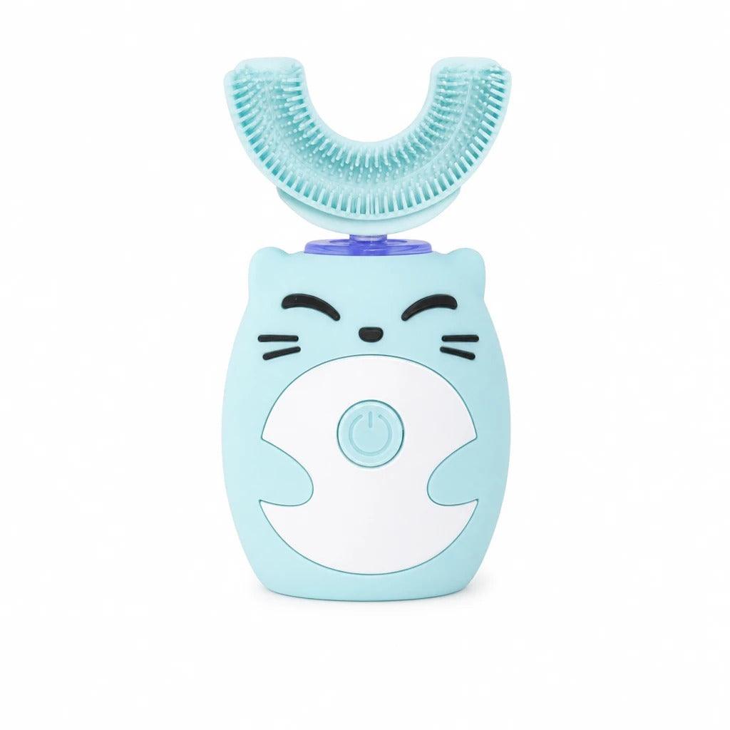 Brosse à dents électrique bébé tête en U silicone IPX7 rechargeable USB 2-14 ans