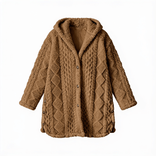 Élégance Douce – cardigan polaire femme – fond blanc