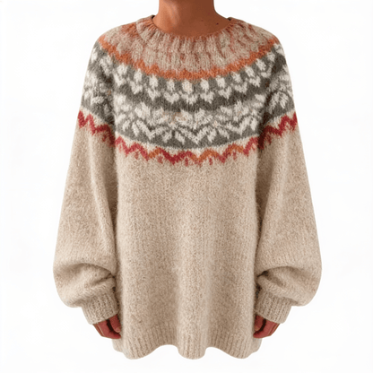 Helena Luxe – pull maille femme – fond blanc