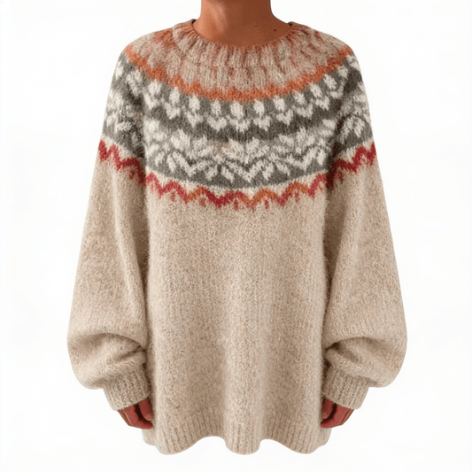 Helena Luxe – pull maille femme – fond blanc