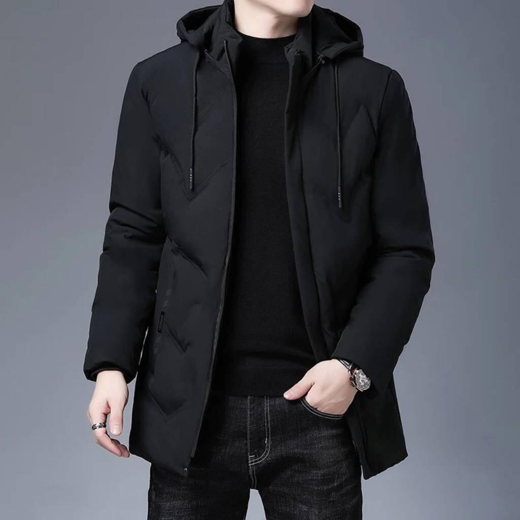 Veste homme thermique hiver coupe ajustée