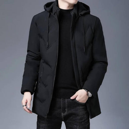 Veste homme thermique hiver coupe ajustée