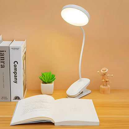 Lampe de chevet à pince sans fil rechargeable USB 3 niveaux