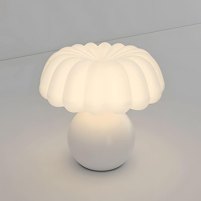 Lampe de chevet céramique abat-jour PE intensité réglable secteur